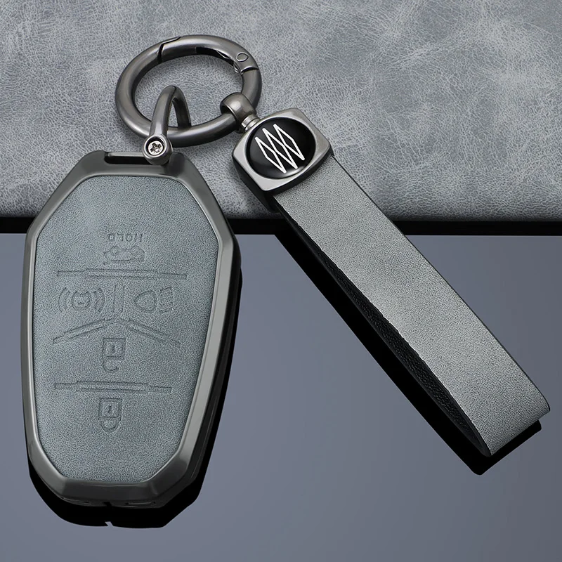 Car Key Bag For Ssang Yong 2020 G4 Rexton Car Key Case Cover Fob