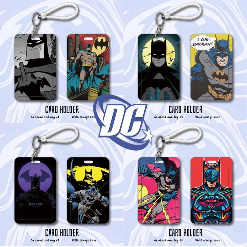 DC Comics Batman Cartoon Anime Identifikation karten halter der Campus Männer Frauen Karten hülle Kartens chutz Abzeichen halter Geschenke neu