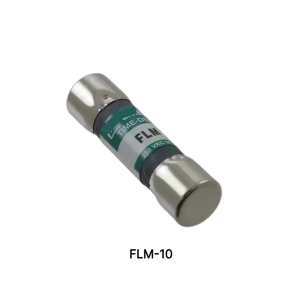 FLM-10 Fuse, 10A 250VAC Time Delay Cartridge Fuse, 1 Piece OEM