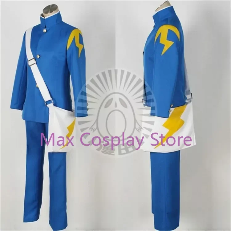 Max Cos Anime GO Cosplay Mark Evans Halloween Costume Unisex School Uniform Set Cosplay Costume Customized size