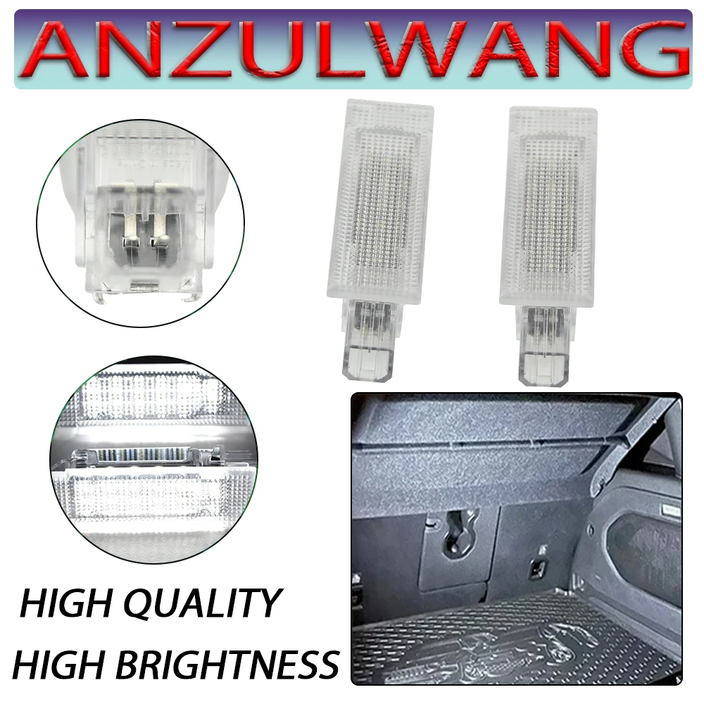 2Pcs LED Trunk Boot Lamps Compartment Light Interior Luggage For Fiat 500 500X 500L Argo Panda Grande Punto 60665239
