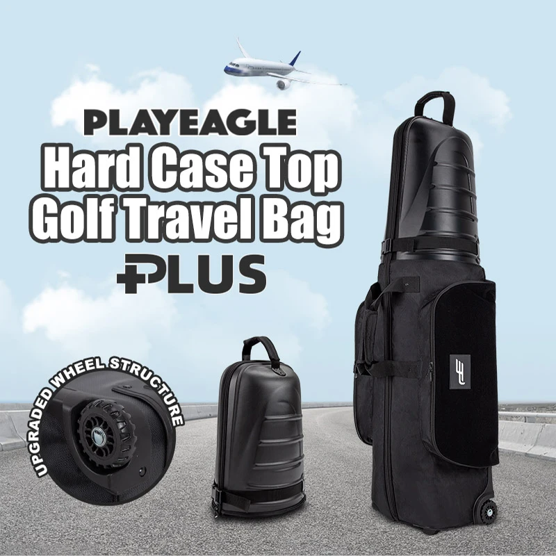 

PLAYEAGLE 2025 New Model Suitable For Golf Aviation Bag Nylon Hard Shell Travel Bag With Wheels Unisex Airplane Checked Bag