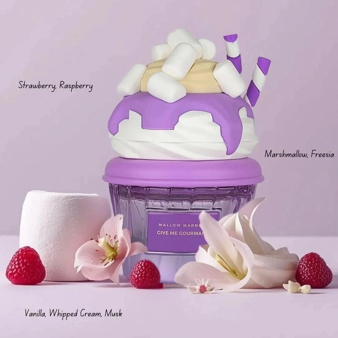 Berry On Top + Mallow Maddnes + Vanilla Freak 3-Piece Women's Perfume Gift Set | Strawberry, Marshmallow, Cupcake Vanilla view 2
