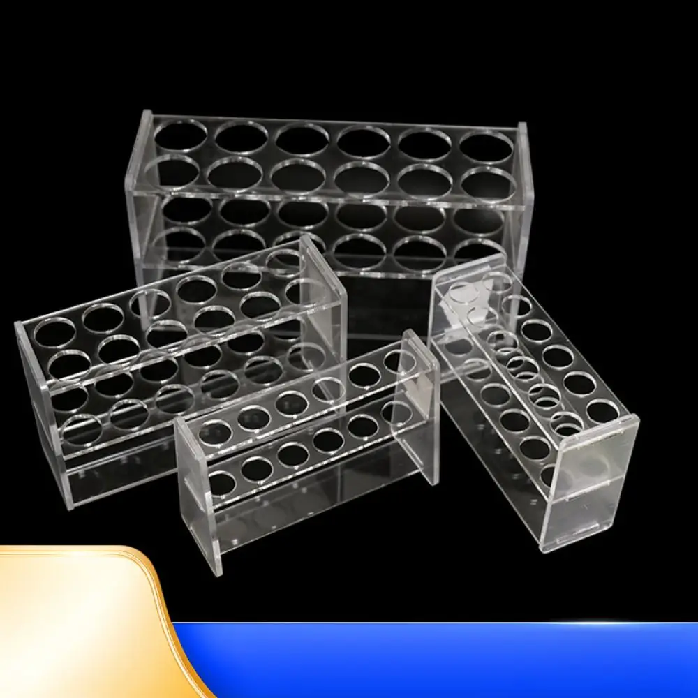 Laboratory Equipment Rack Acrylic Stand For Colorimetric Tubes Research Science Lab Supplies Efficient Workspace Setup