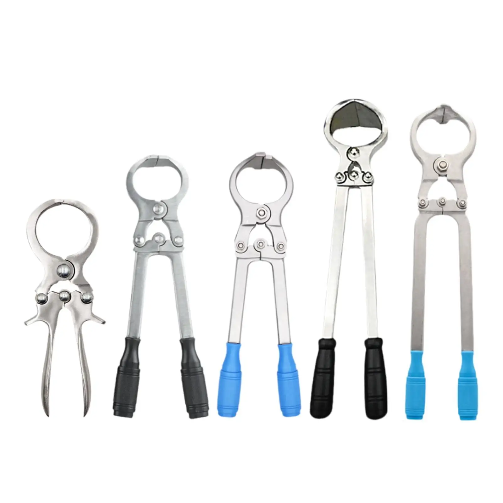 

Livestock Castration Pliers Scrotum Clamps Comfortable Grip Banding Tool