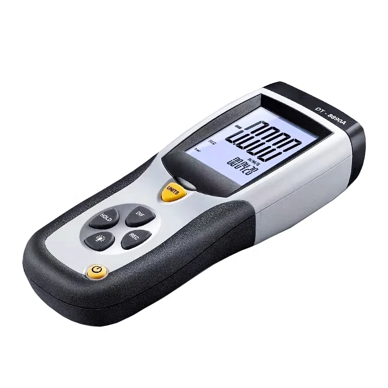 DT-8890A High Precision Micro Differential Pressure Gauge Handheld Atmospheric Pressure Tester