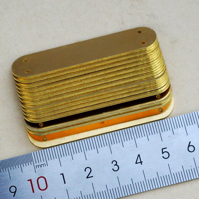 1pc Knife Accessories Brass Lining Liners Spacer Board For 58MM Victorinox Swiss Army Knives DIY Mae Replace Repair Part