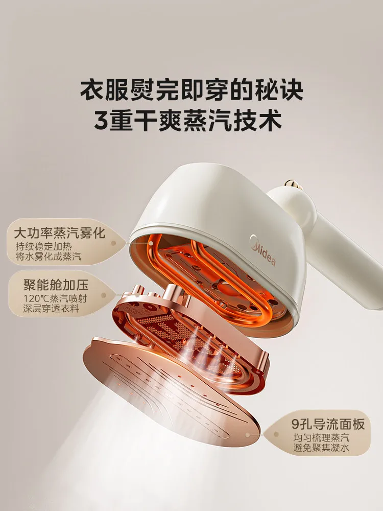 New Mini Handheld Steam Iron, Portable Garment Steamer, Household Clothes Wrinkle Remover for Home Dorm