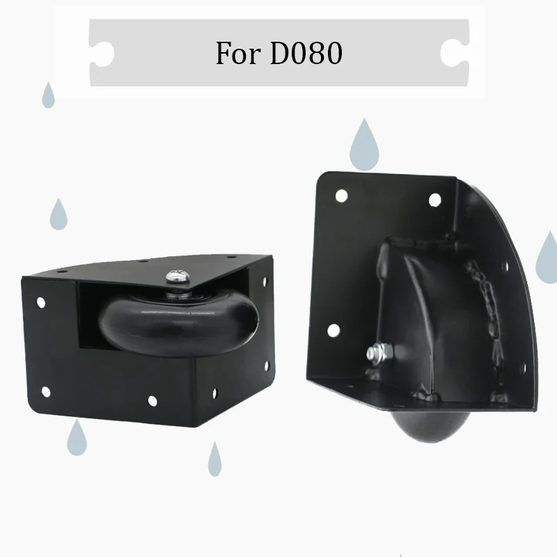 

For D080 Non-Swivel Luggage Wheel Set Fixed-Direction Replacement Straight Roller Universal Fit For Most Luggage