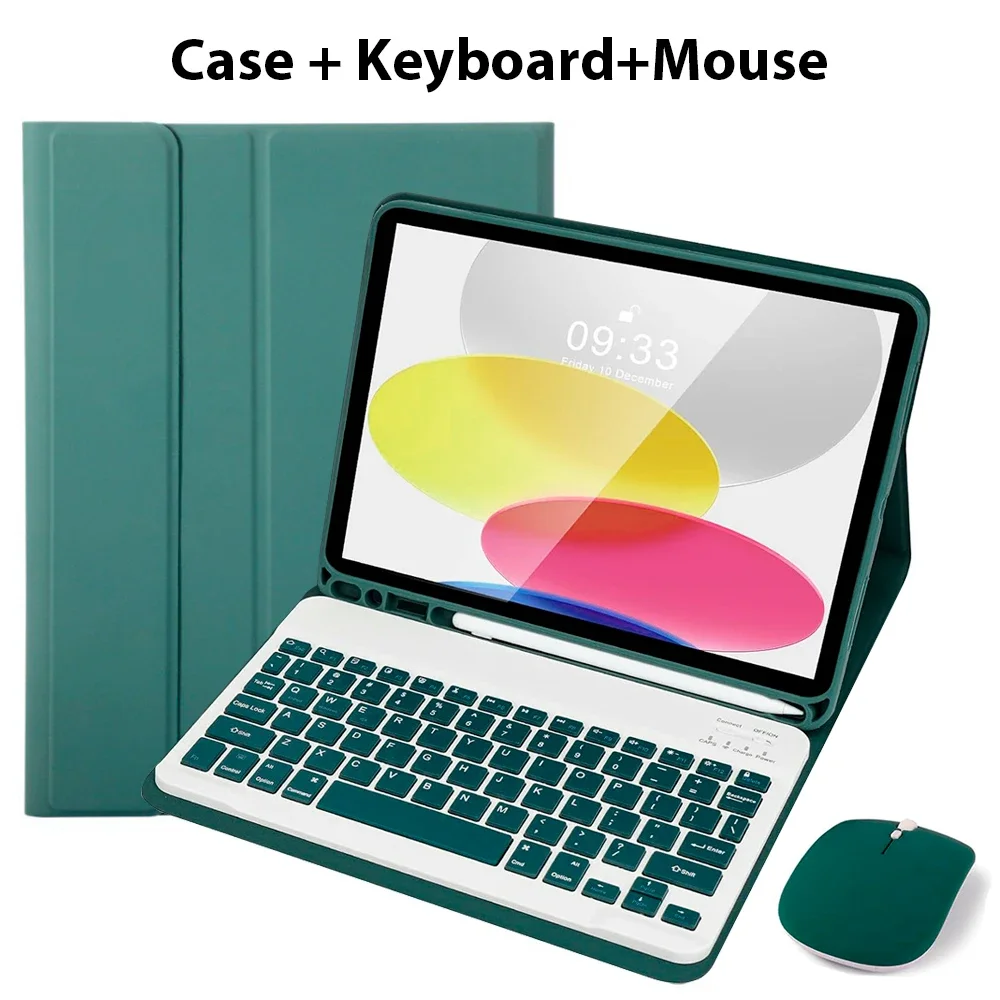 حافظة لوحة المفاتيح ماوس لهاتف سامسونج جالاكسي تاب S6 لايت A7 10.4 A8 10.5 A9+ S7 8 9 11FE Plus 12.4 A7 Lite A9 8.7 S8 S9 Ultra14.6 #6