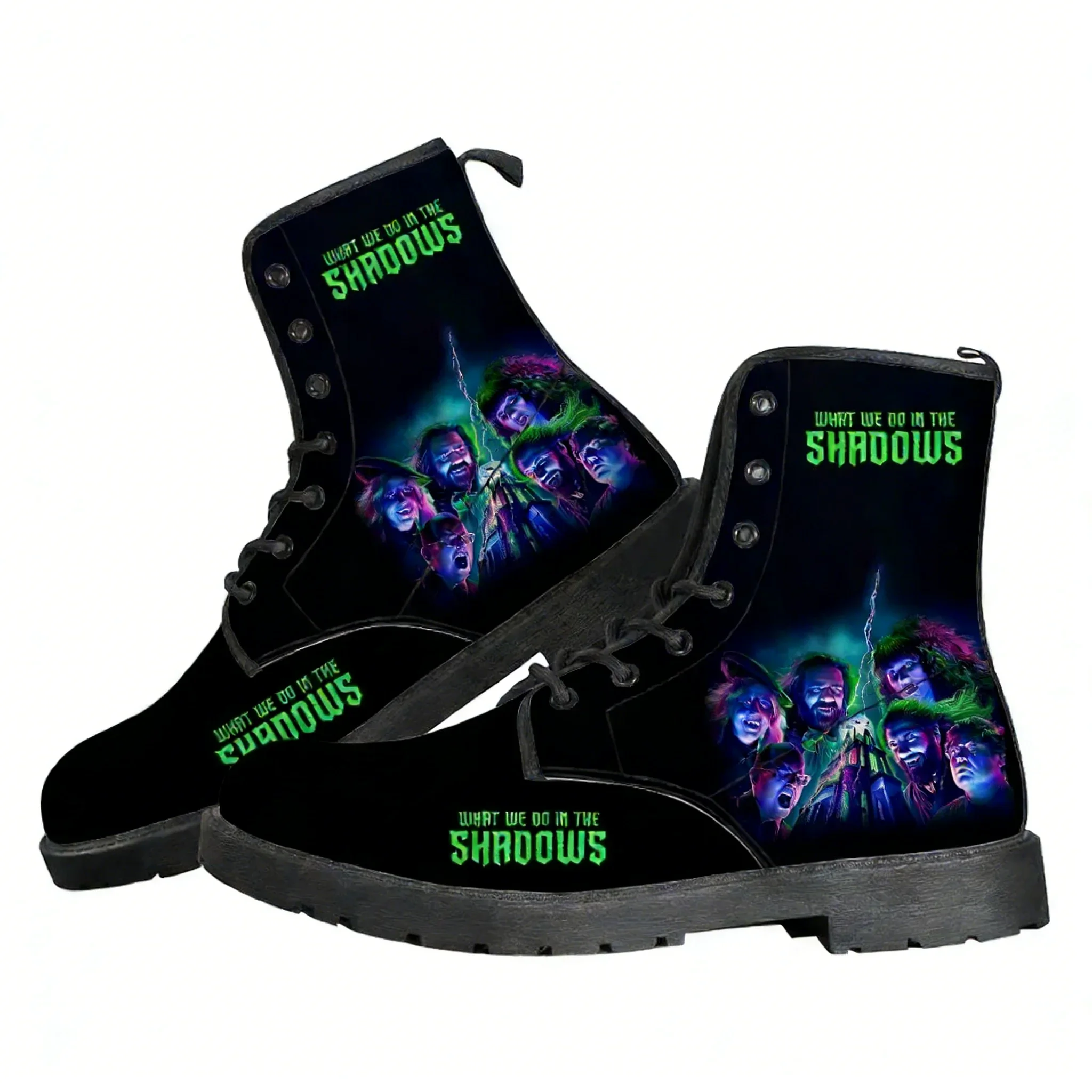 What We Do in The Shadows Boot Mens Womens Teenager Casual Boot Outdoor High Quality Casual Lightweight Pattern Customize Shoes