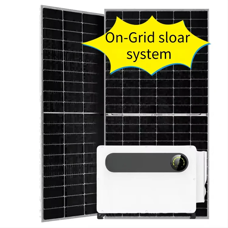 On Grid Solar Energy System 10KW 20KW 40KW Solar Panel System Off Grid Tied Solar System