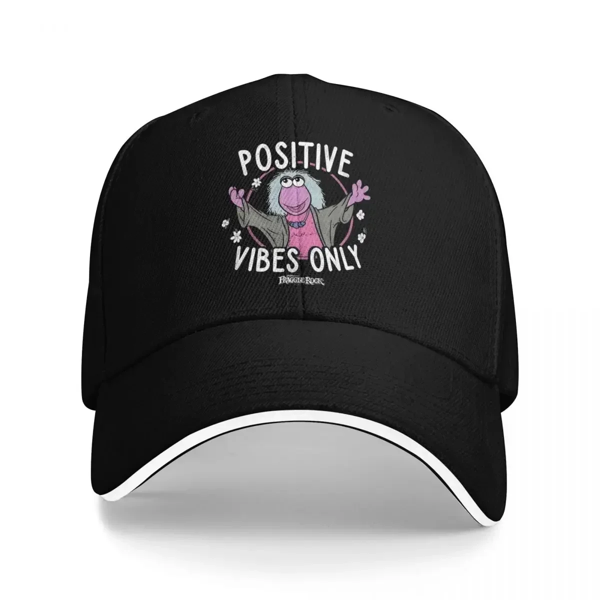 Fraggle Rock Positive Vibes Only Lightweight Mens Cap Sports Caps Cap Man Summer