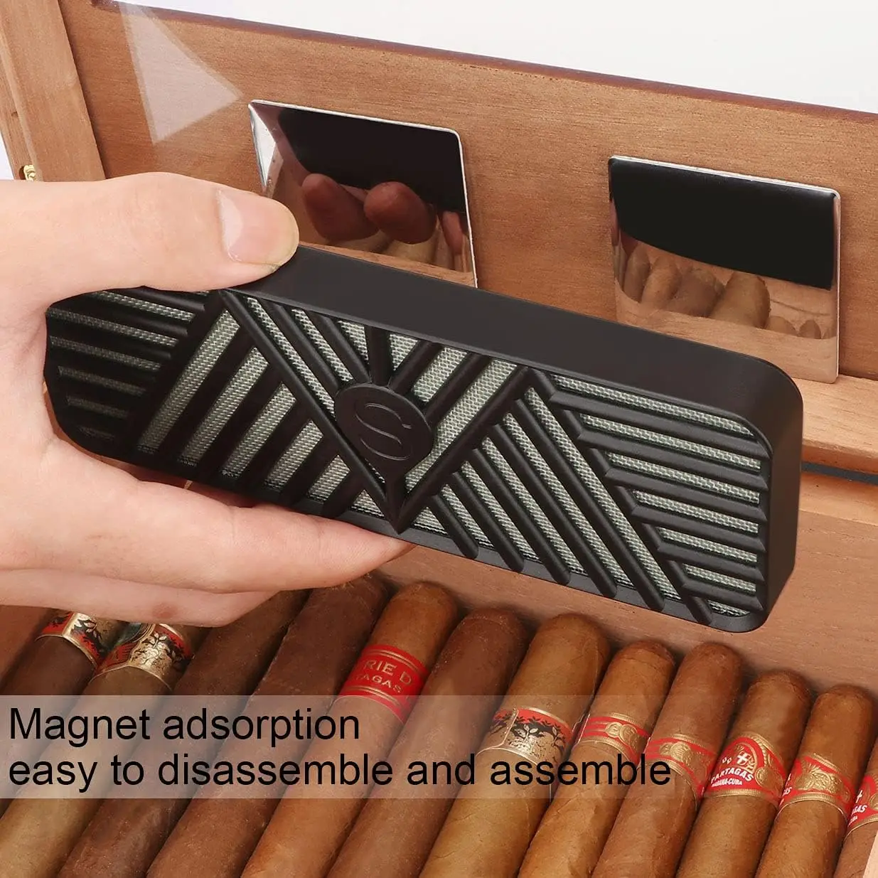 Cigar Humidifier Rectangle Cigar Humidors Humidifier Increase Humidity Keep Cigars/Tobacco Fresh