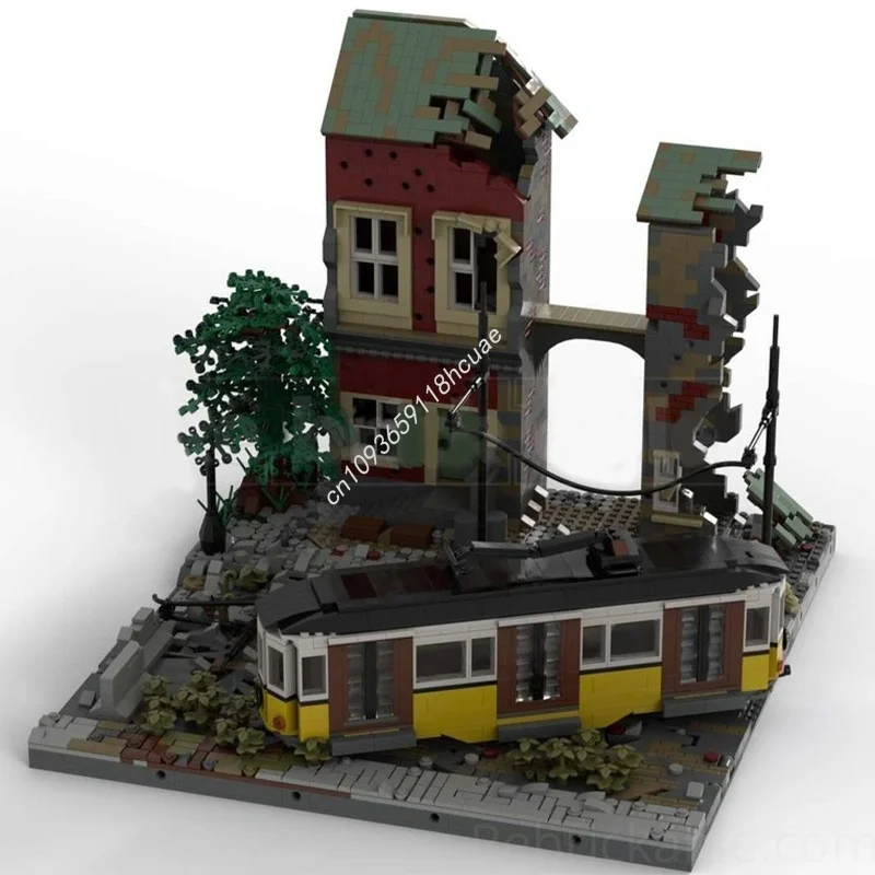 1534 قطعة MOC شارع المدمرة منزل وحدات نموذج اللبنات هدية الكريسماس العمارة اللعب تجميع DIY بها بنفسك التعليم الاطفال #3