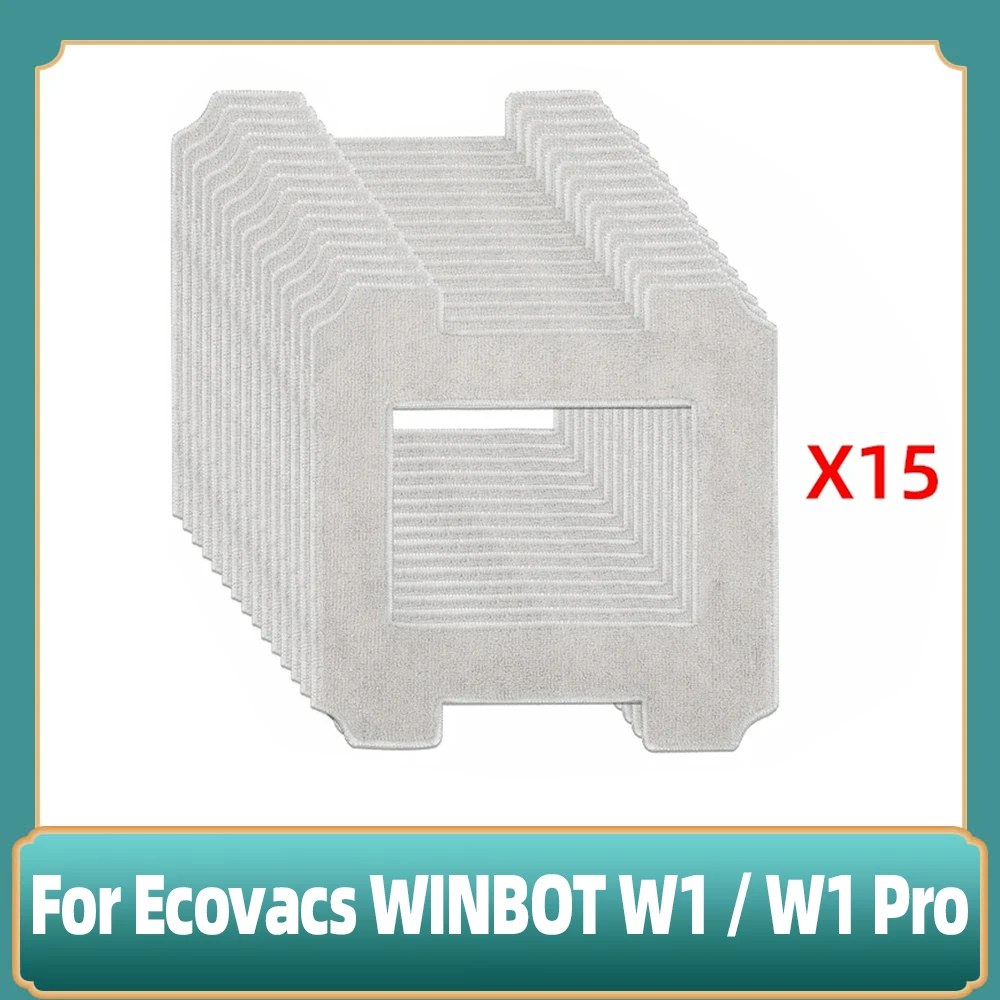 Compatible For Ecovacs WINBOT W1 / W1 Pro Window Cleaner Robot Washable Mop Cloths Rag Accessories Replacement Parst