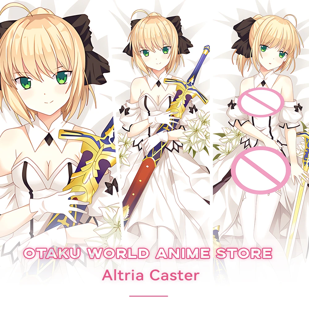 

Fate Altria Caster Dakimakura Anime Otaku Decor Hugging Body Pillow Case Sexy Cushion Pillow Cover Bedding Pillows Decor