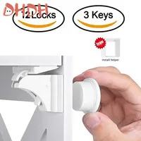 Magnetic Baby Safety Lock Children Protection Invisible Drawer Latch Cabinet Door Lock Limiter Children Security