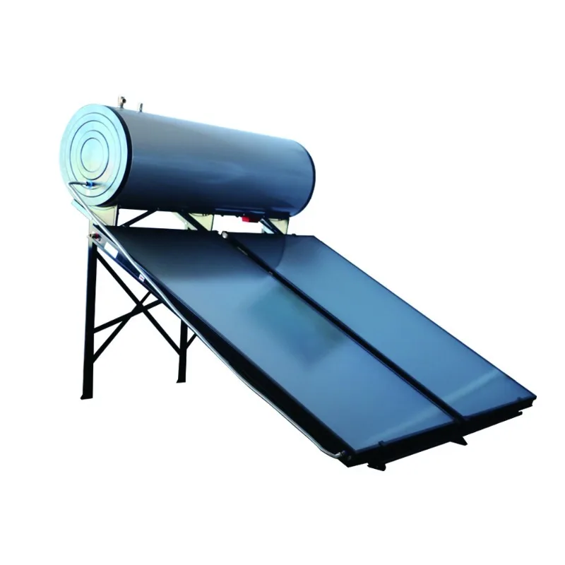 

[Hot Sale] 300 Liters Pressurized Geyser System De Agua Solar Plano Flat Plate Solar Hot Water Heater Flat Panel Solar Heater