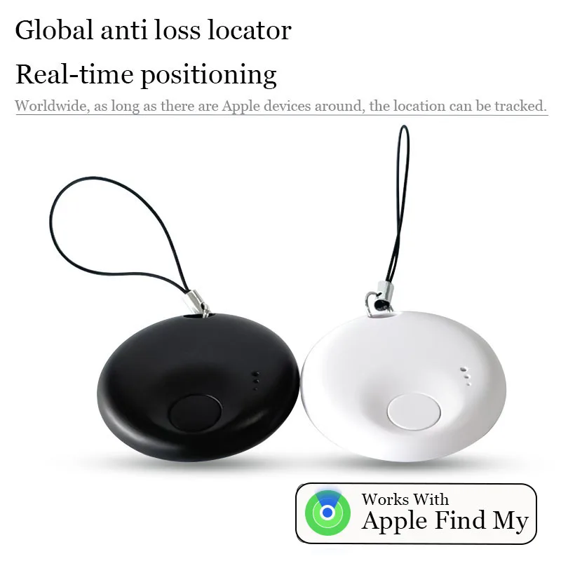 جهاز تعقب ذكي صغير العلامة لهواتف Apple's ios Find My APP جهاز تذكير لمكافحة الضياع محدد موقع مفاتيح السيارة مكتشف المسنين
