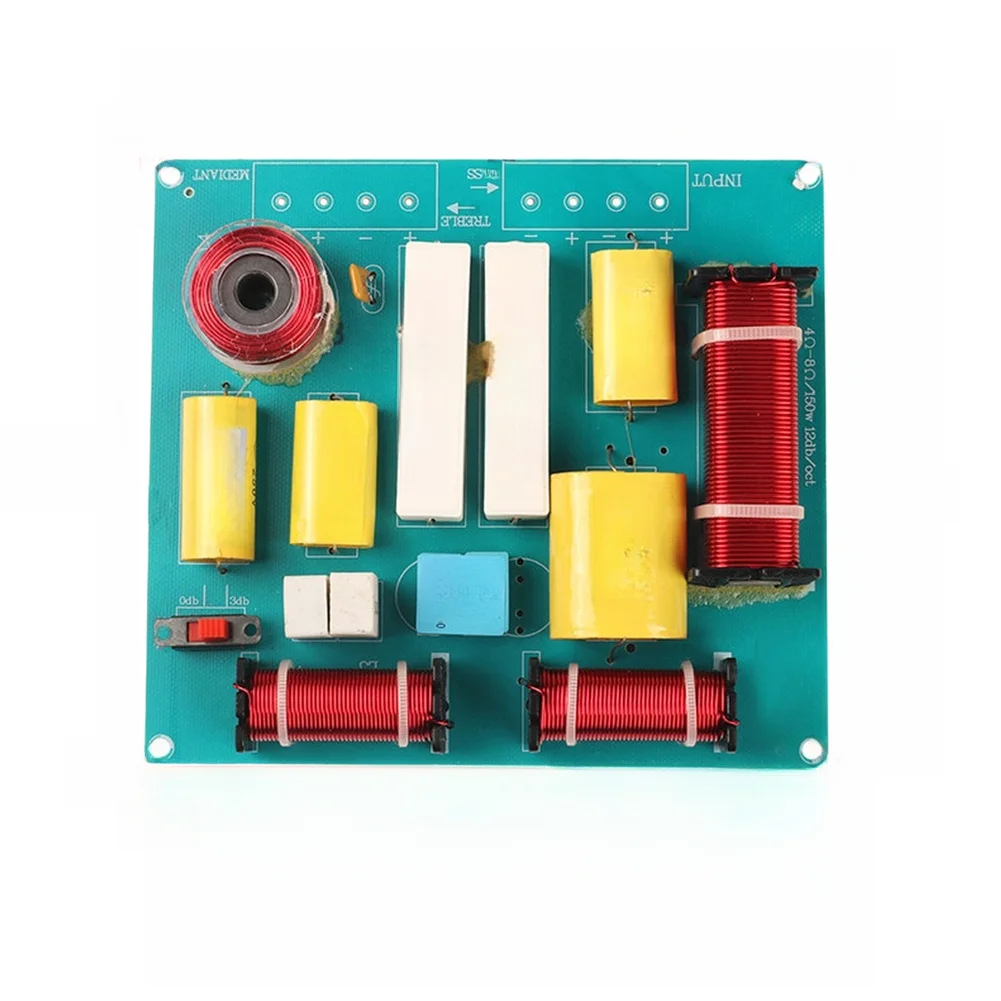 300W Three Way Crossover Speaker For Frequency Divider With Adjustable Treble Control For KTV Stage Audio System HIFI Sound Comp