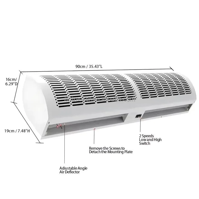 for Air curtain entrance door Air curtain Cortinade Aire 900mm 1200mm 1500mm 1800mm Space saving Powerful wind