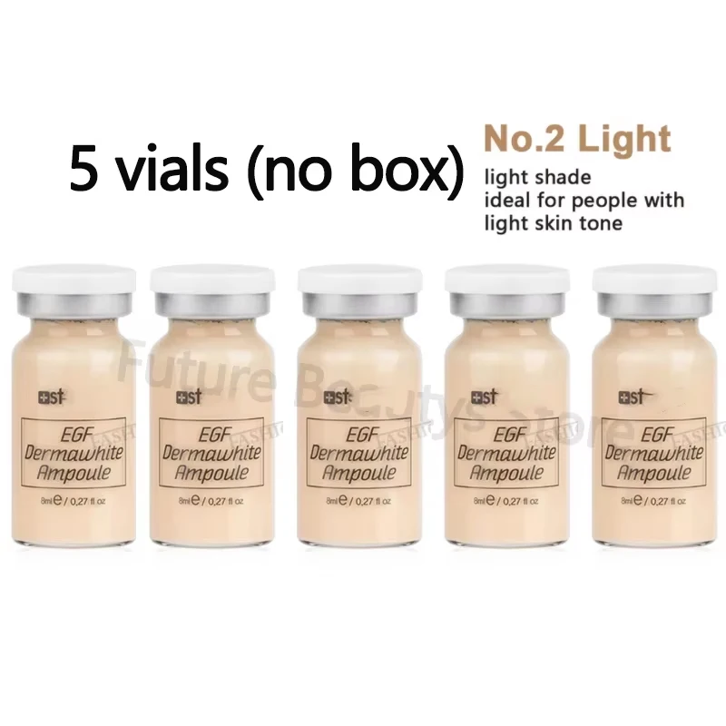 Korea 8ml BB Cream Ampoule Skin Booster Kit Hyaluron-Feuchtigkeits-Foundation-Creme für Männer und Frauen Schönheitspflege.