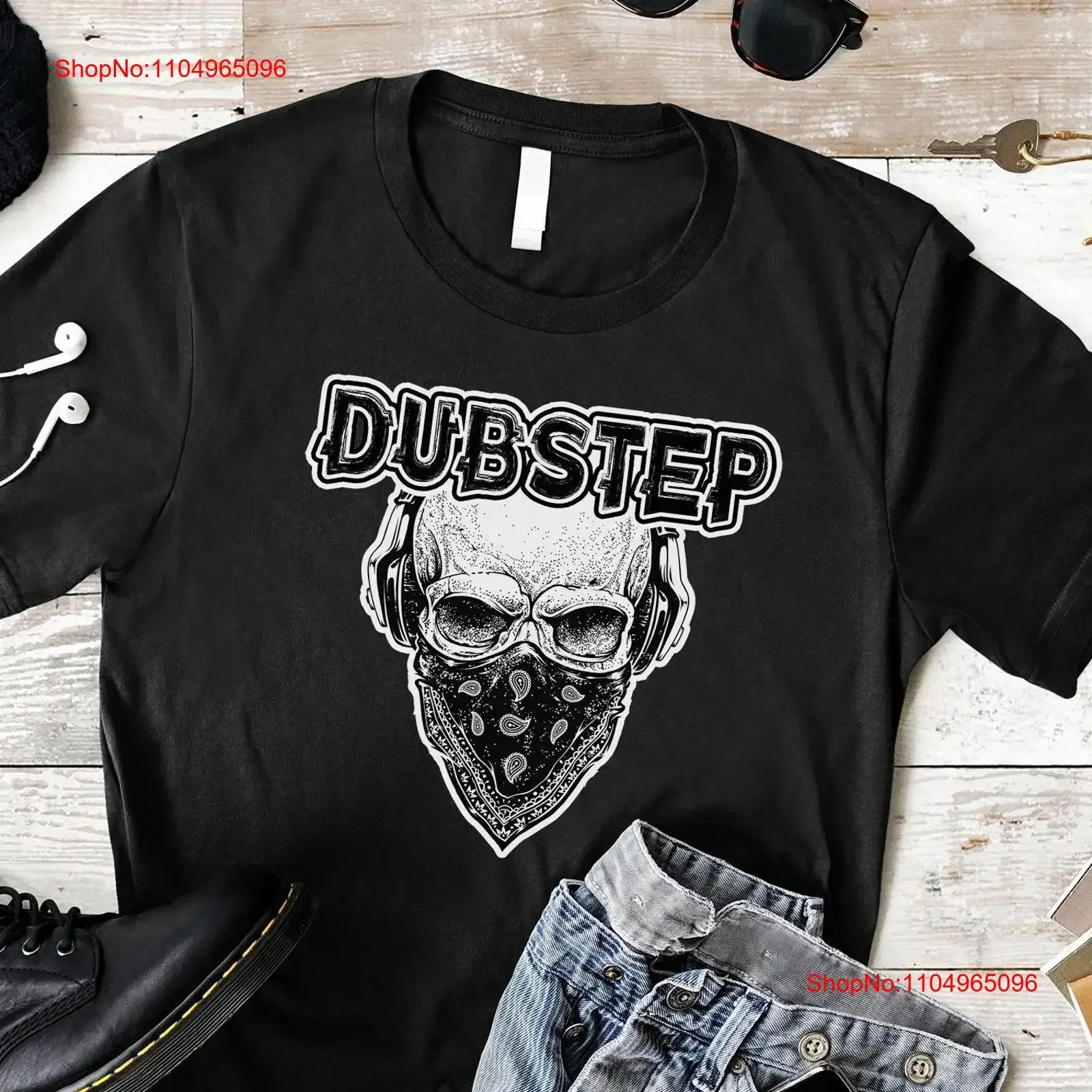 

Dubstep T Shirt EDM DJ Electronic Music Lovers Wobble deep base Lover vintage Washed Unisex designer clothes graphic Stretched