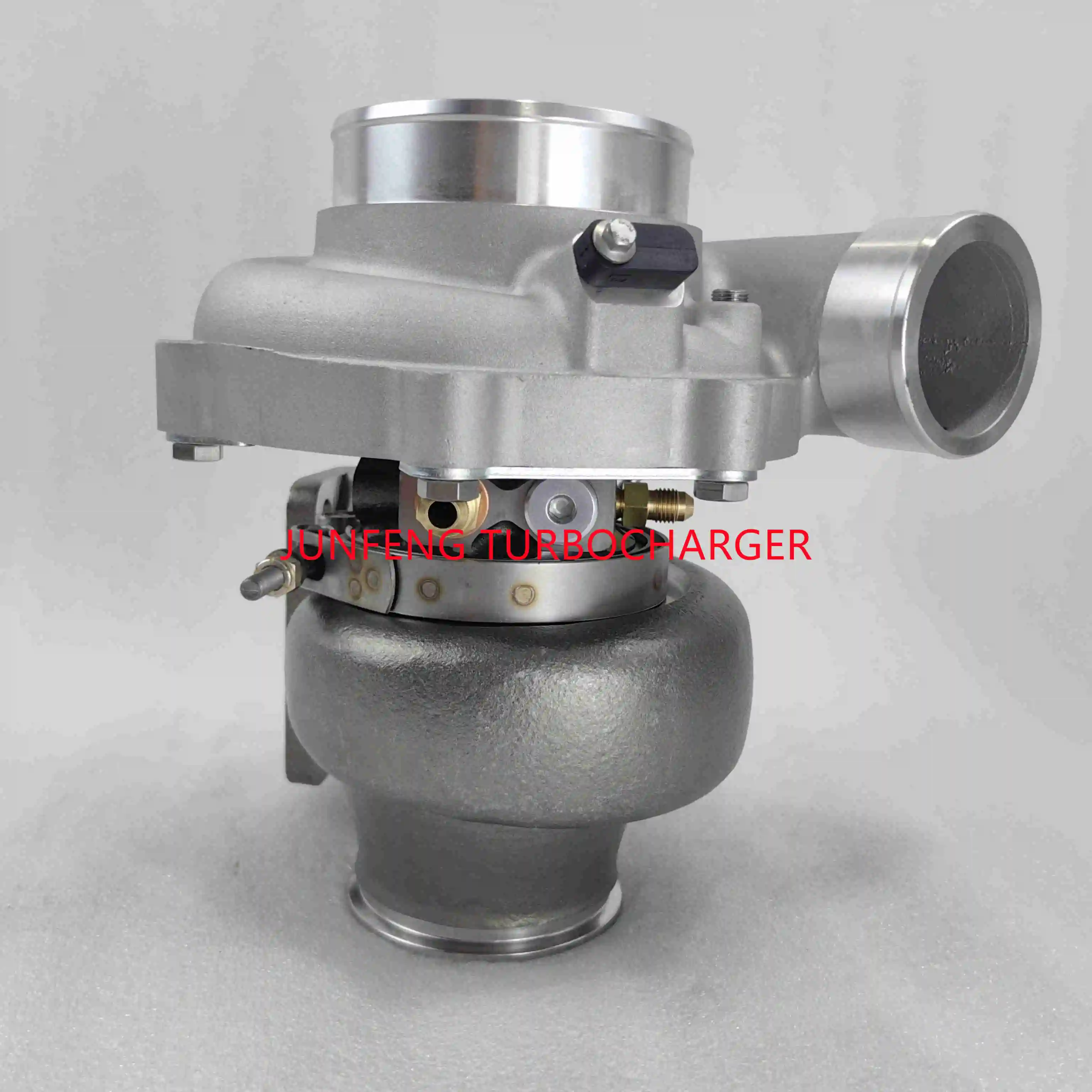 G35 Standard Rotation T3 0.83A/R V-Band G35-900 Ball Bearing Turbocharger Assembly Kit  with Wastegated Turbine Housing