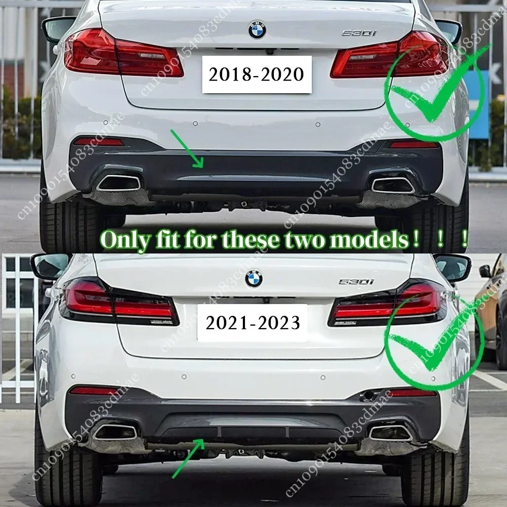 Rear Bumper Diffuser Lip For BMW 5 Series G30 G31 LCI M-Sport 520i 525i 530i 540i 2018-2023 Lower Splitter Protector Accessories