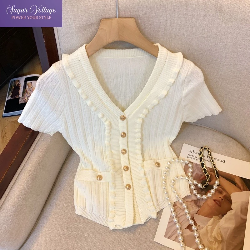 Elegant Summer V-Ne…