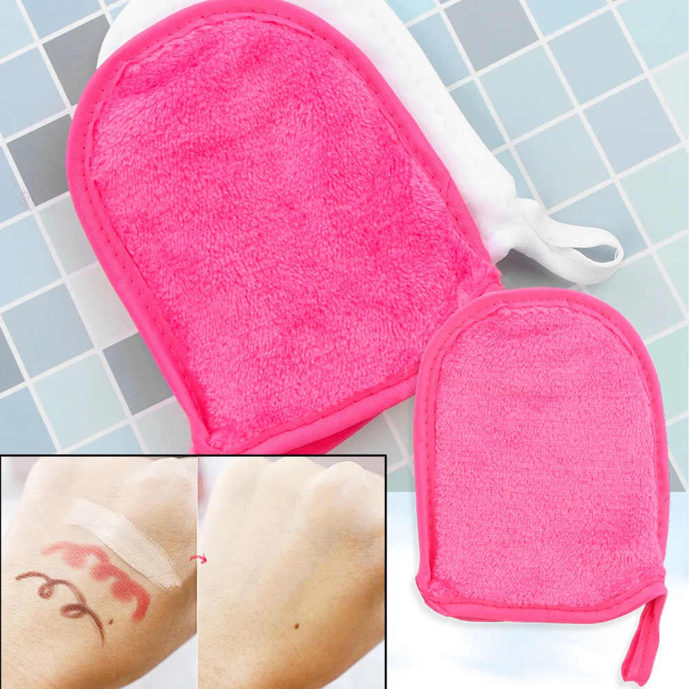 New Microfiber Facial Cloth Reusable Face Towel Cleaning Glove Women Makeup Remover Cosmetic Puff Skin Care Accessories