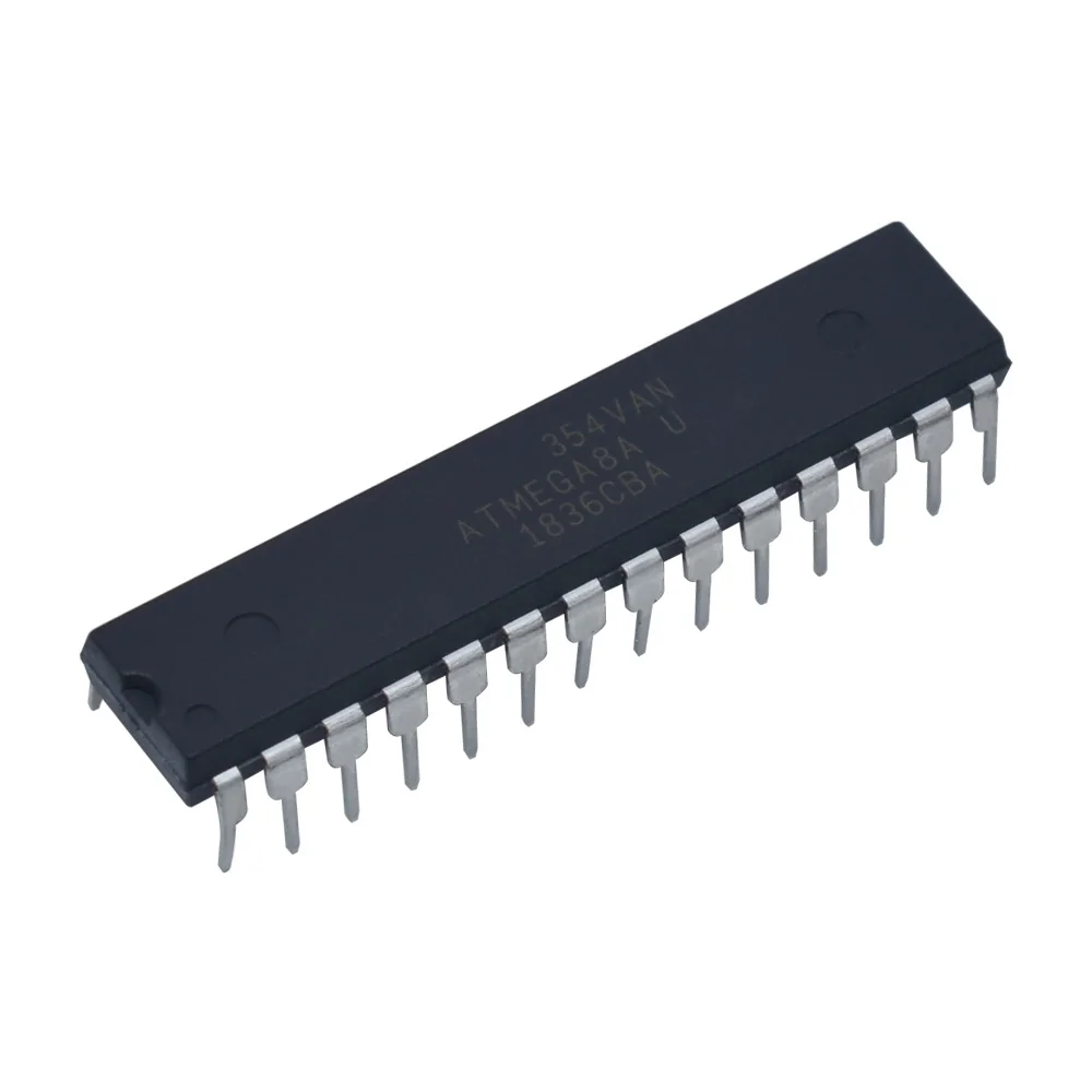 ATMEGA8A-PU ATMEGA8A MEGA8A DIP-28 8-bit mit 8K Bytes In-System Programmable Flash ATMEGA8 DIP original 28P 28pin