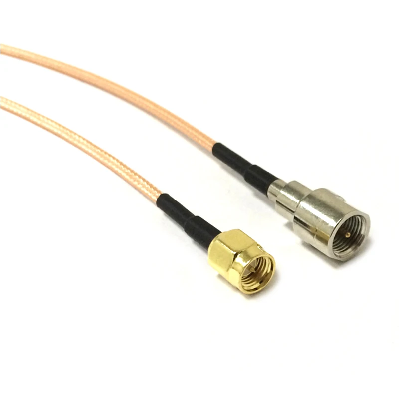 New  SMA  Male  Connector Switch FME  Male  Plug   Convertor RG316 Cable 15CM 6" Adapter