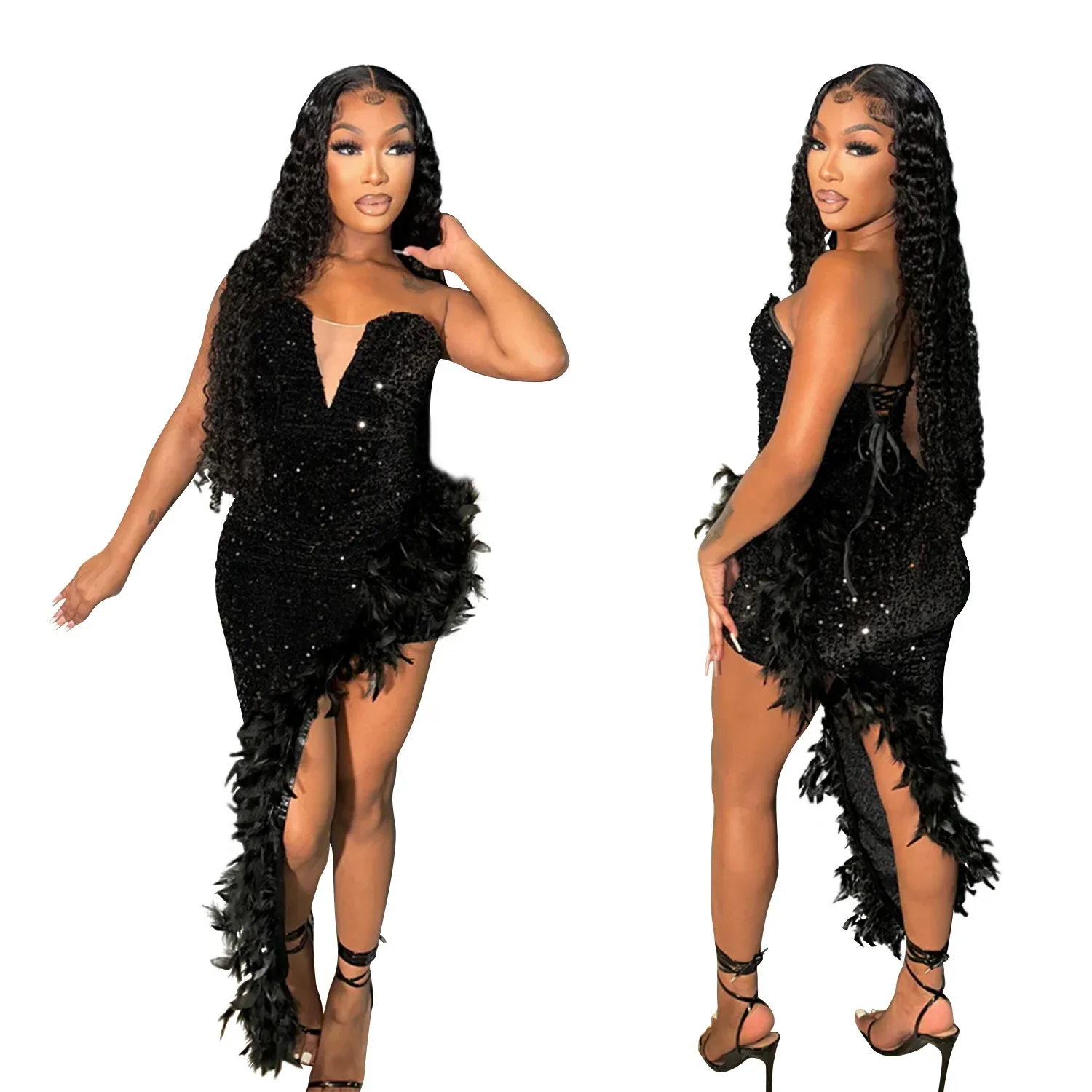 

2025 African Dresses For Women Sequin Women Dashiki Abaya Maxi Dress Africa Clothes Dashiki Ankara Wedding Flares Dresses