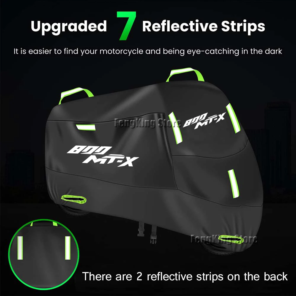 

For CFMOTO 800MT-X 800 MT-X 800MTX 800mt-x Motorcycle Cover UV Protective Dustproof Snowproof Outdoors Rain Waterproof Cover