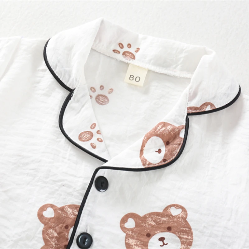 New Spring Autumn Baby Clothes Children Boys Sleepwear Tops And Pants Kids Pajamas Infant Girls Clothing Toddler Casual Costume