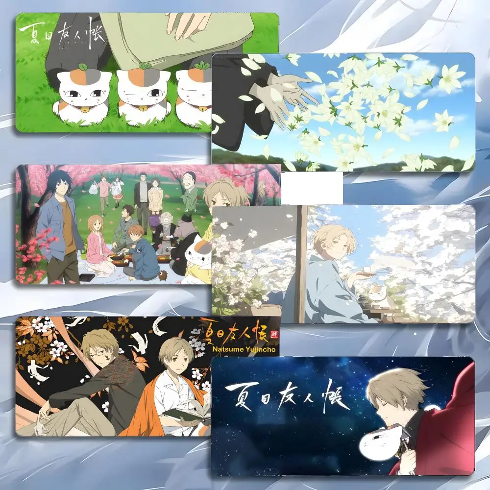 yokai anime statue cosplay N-Natsume's Book of Friends Mouse Pad Mousepad Large Gaming LockEdge Thickened PC Table Desk Mat