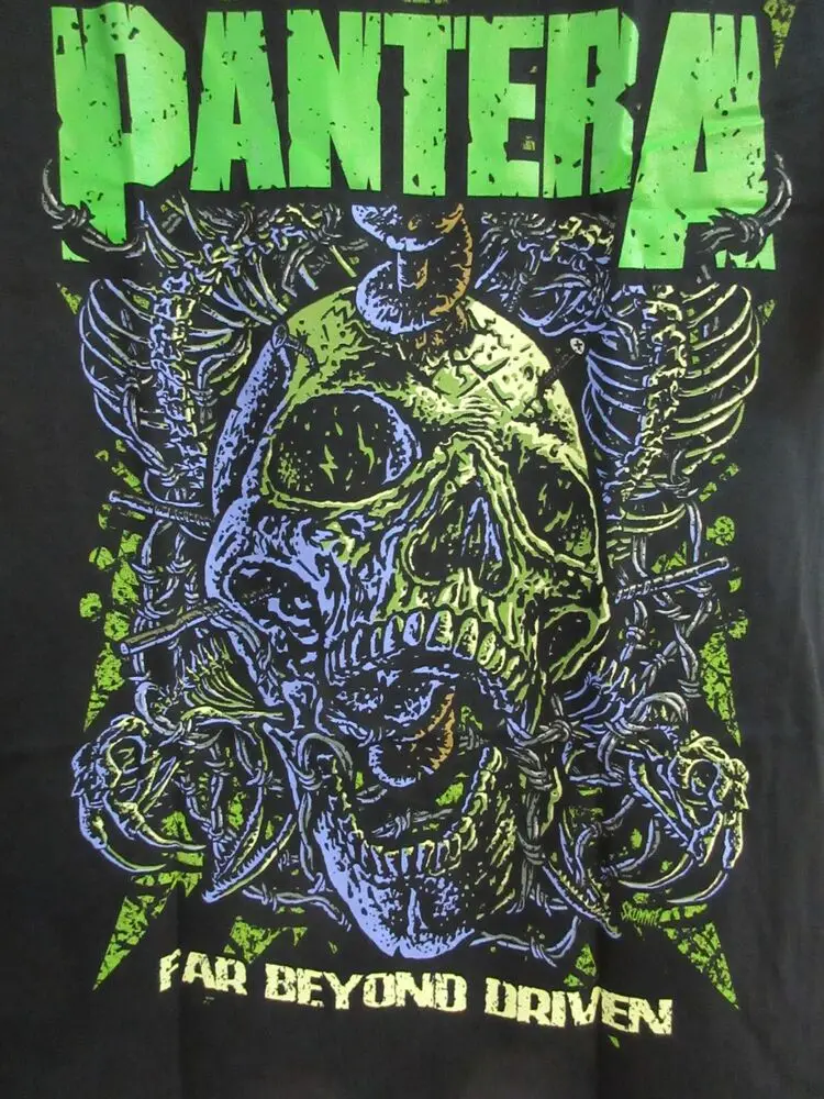 PANTERA OFFICIAL MERCH FAR BEYOND DRIVEN BAND CONCERT MUSIC T-SHIRT MEDIUM