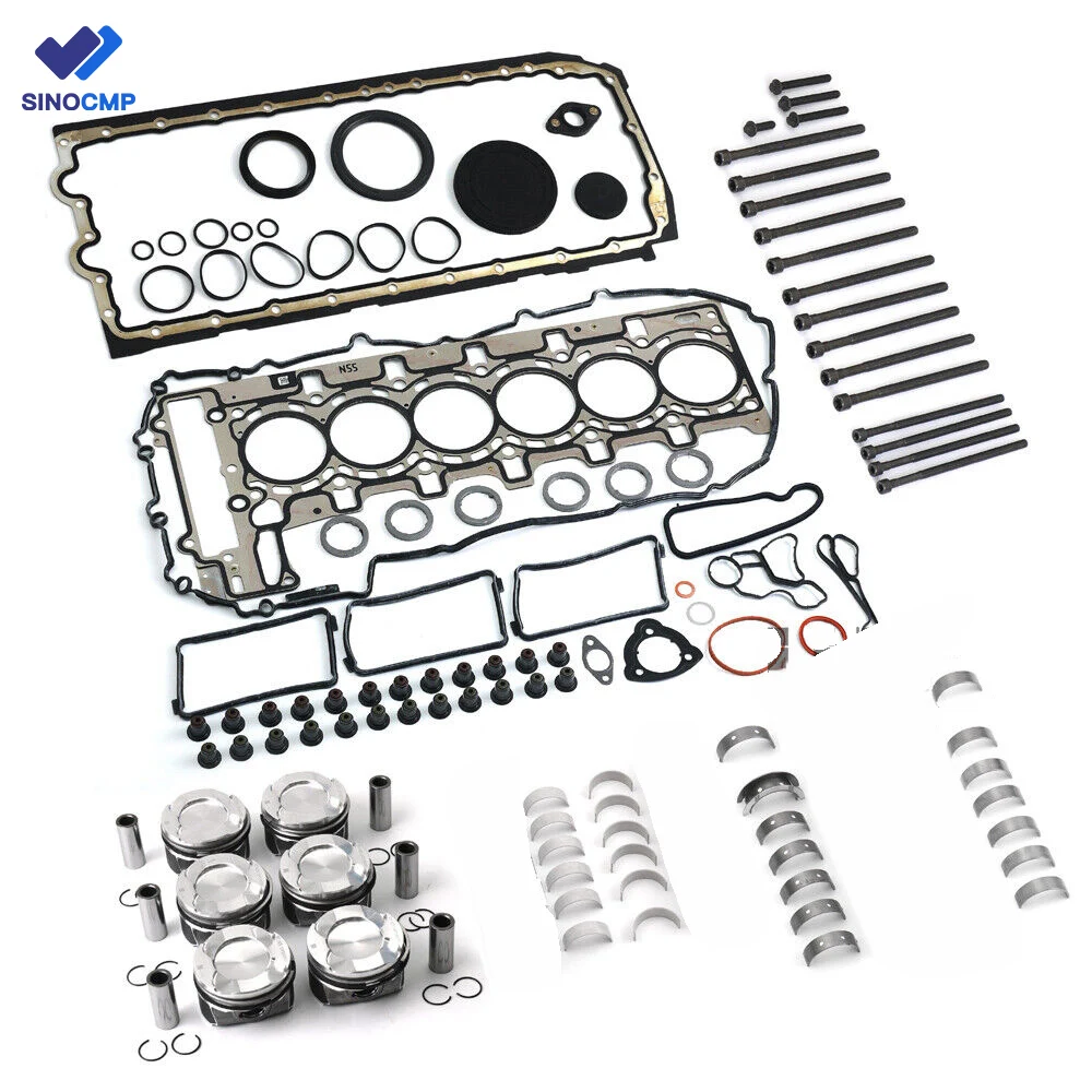 

N55 Engine Overhaul Rebuilding Kit For BMW 135i 335i 435i 535i 640i 740i X1 X3 X4 X5 X6 F30 F32 F25 F10 F15 E71 11258619196