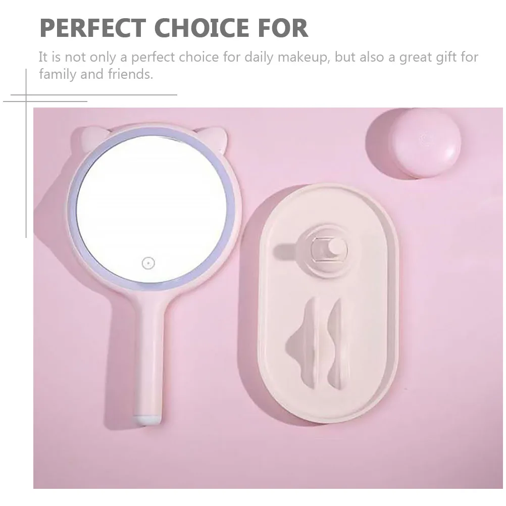 LED-Make-up-Spiegel, einstellbare Helligkeit, feine Verarbeitung für Schlafzimmer, Schminktisch, Heimdekoration, Geschenk, Desktop-Dressing