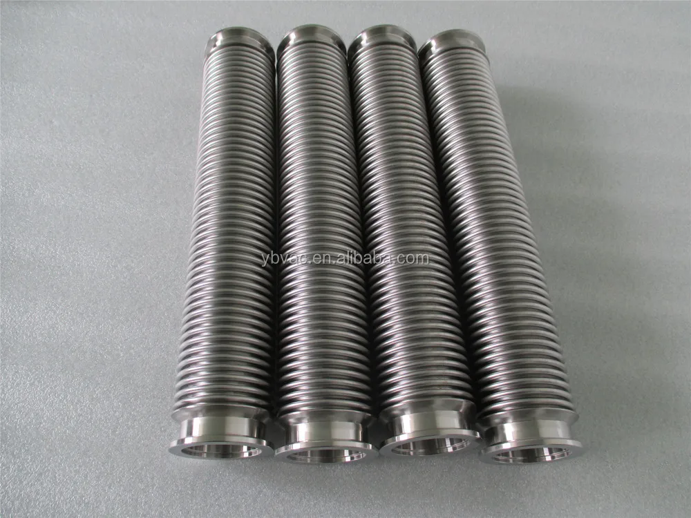 KF Parede Grossa de Aço Inoxidável Peça Única Fole a Vácuo Pedido Mínimo 1 Peça