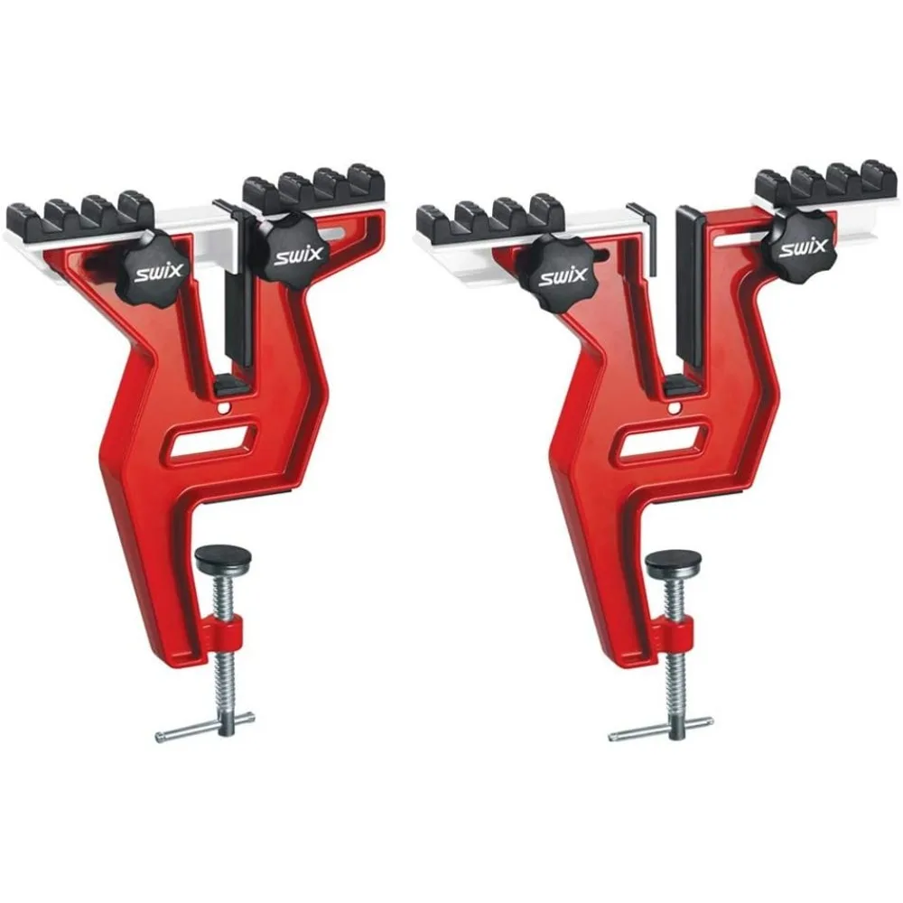 

Pro Snowboard Adjustable Aluminum Tuning Vise, Red