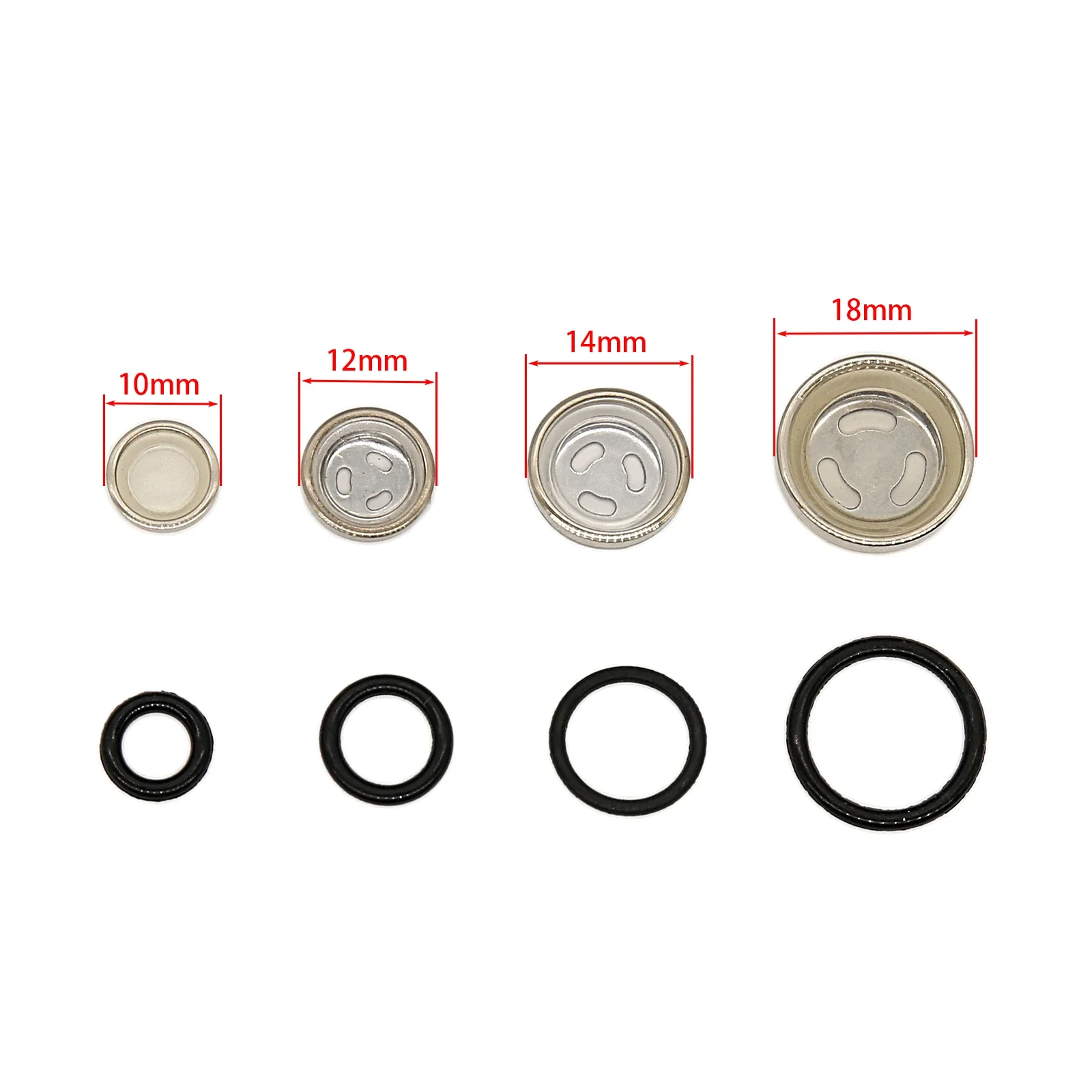 1Pc Sight Glass and Gasket 10MM 12mm 14MM 18mm for motorcycle Master Brake Cylinder Reservoir Dirt Bike Scooter Part