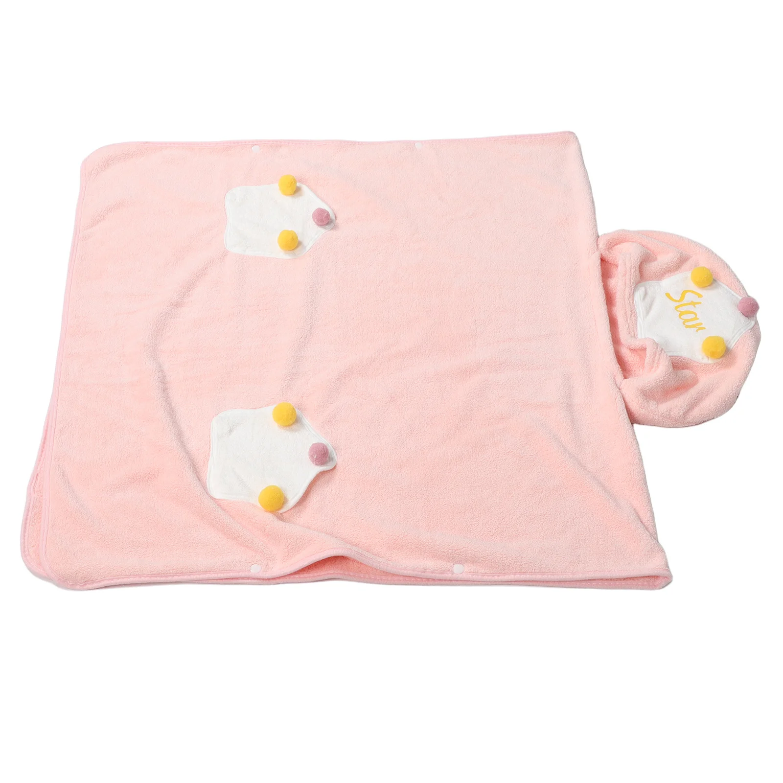 

Children Bathrobe Super Absorbent Quick Dry Towel Toddler Girl Cartoon Design Soft Comfortable Cloth Warm