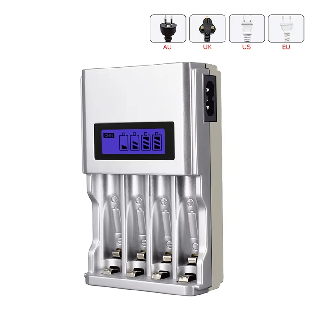 PALO Intelligent Screen Display Fast Charging AA AAA Batteria Charger Smart LCD Charge For 1.2V AA AAA Nimh Rechargeable Battery