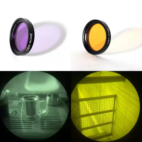 1PC PVS14 1431 ANVIS Filtro oculare per visione notturna Lente colorata viola arancione adatta per obiettivo da 30 mm