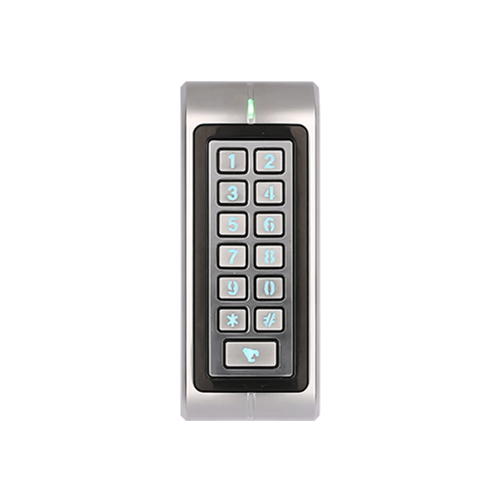 

ZKRT370 Metal Rfid Waterproof Access Control Keypad 1000 Users ID/IC Card Reader Door Access Control System Wiegand