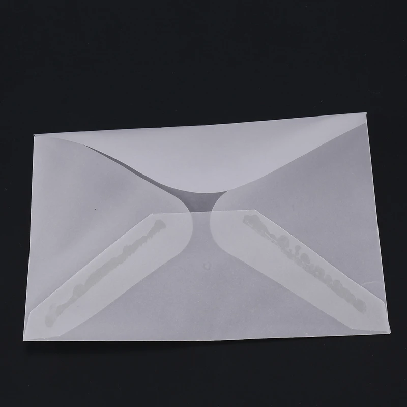 100Pcs White Translucent Envelopes Envelopes For DIY Postcard/Card Storage,Wedding Invitations,Gift Packaging