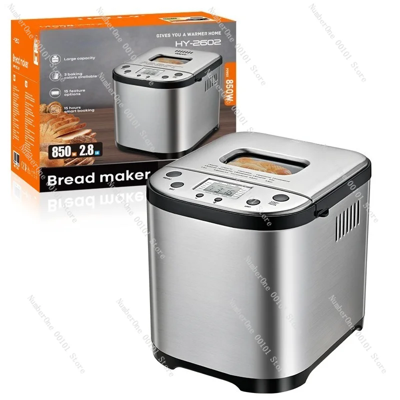 EU Standard Automatic Bread Maker Machine, Dough Kneading Fermentation Intelligent Steamed Bread Maker